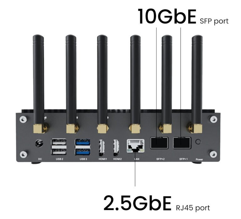 PALMSHELL NeXT H2 SBC and micro server provides 10GbE for $199 and up