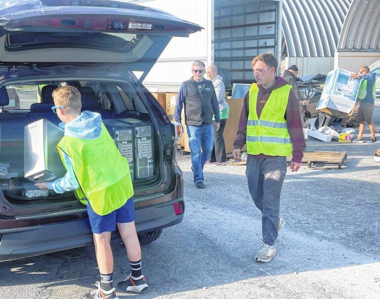 Electronics recycling occasion hauls in tons