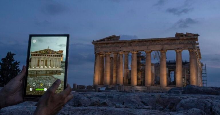 Smartphone AR app brings historic Greek websites to life