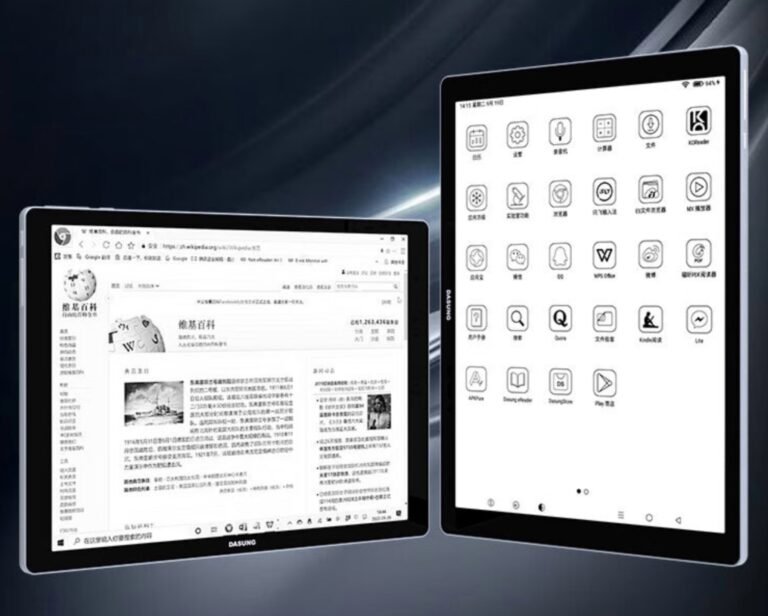 Dasung Not-eReader 133 is an Android pill and E ink monitor on the identical time