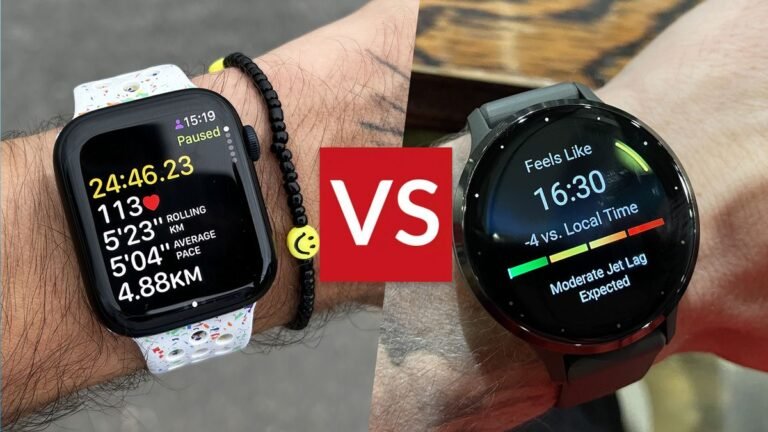 Apple Watch Collection 9 vs Garmin Venu 3