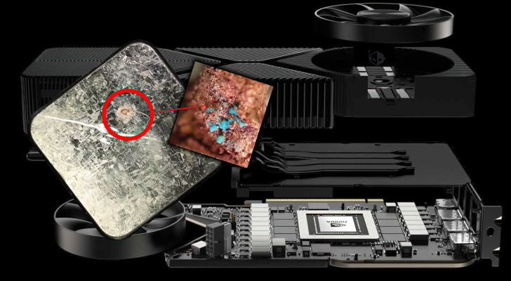 Growing older NVIDIA GeForce RTX 3080 & A6000 GPUs Present Uncommon Signs of Vapor Chamber Cracks