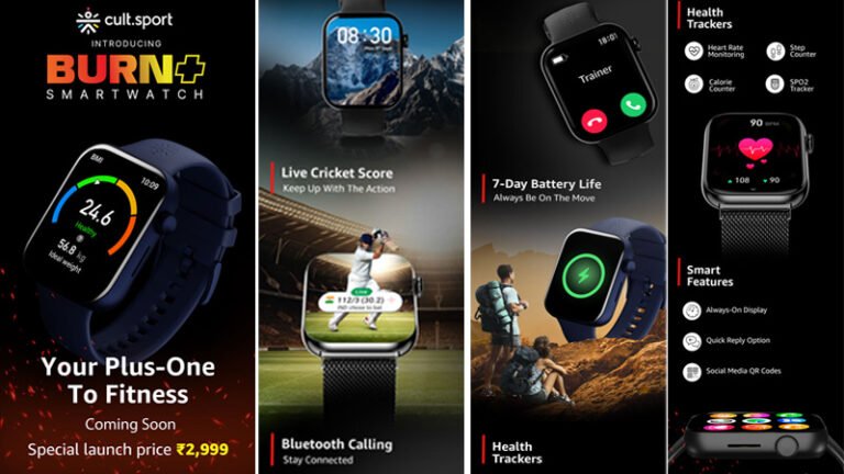 Cult.sport launches Burn+ Smartwatch: Your new cricket rating buddy!
