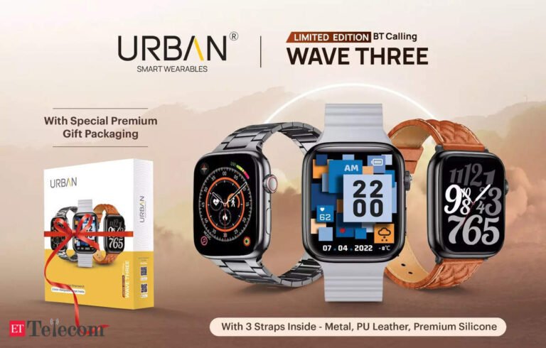 City launches Wave Three, Nova Bluetooth calling smartwatches, ET Telecom