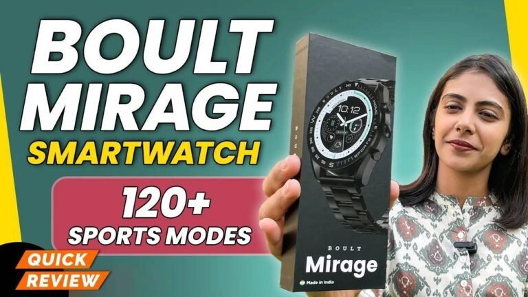 Boult Mirage Smartwatch Evaluation | Affords 120 Sports activities Mode | Priced at Rs 2199 | Gadget Occasions