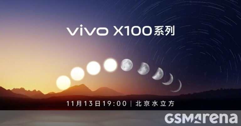 vivo X100 collection will arrive on November 13, Watch 3 to tag alongside