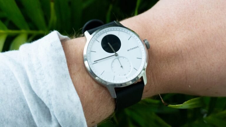 I am unable to recover from the stylish but practical Withings ScanWatch, and it is 20% off on Black Friday