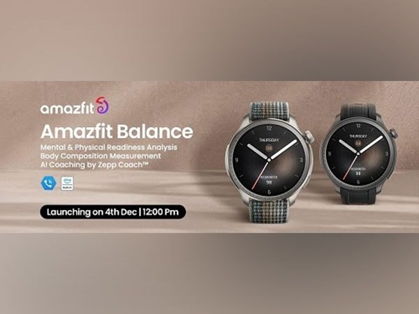 Amazfit Steadiness Smartwatch Launched in India: Elevating Balanced Dwelling with AI-powered Options
