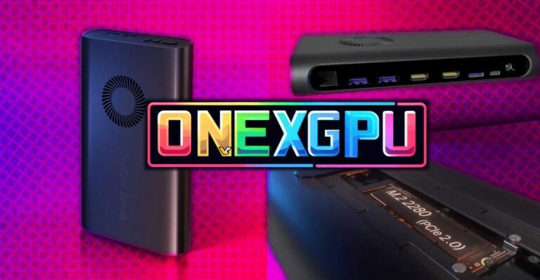 ONEXGPU comes with Radeon RX 7600M XT GPU, M.2 2280 SSD slot and OCulink